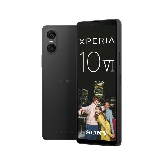 Sony Xperia 10 VI 5G 15,5 cm (6.1") Double SIM Android 14 8 Go 128 Go 5000 mAh Noir