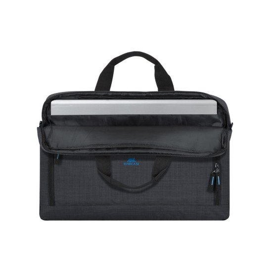 Rivacase Regent 8058 sacoche d'ordinateurs portables 43,9 cm (17.3") Sac Messenger Noir, Cyan