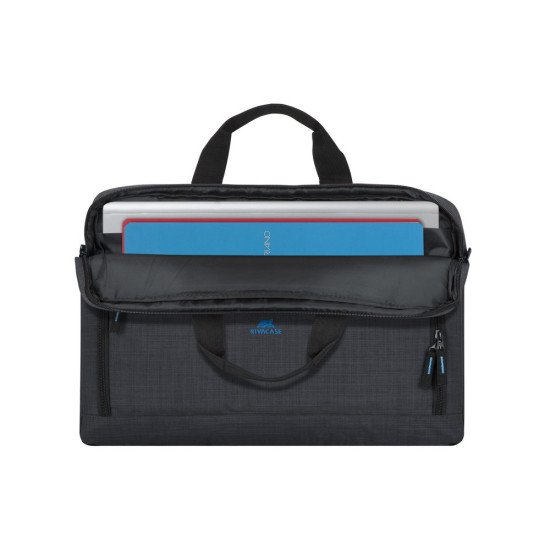 Rivacase Regent 8058 sacoche d'ordinateurs portables 43,9 cm (17.3") Sac Messenger Noir, Cyan