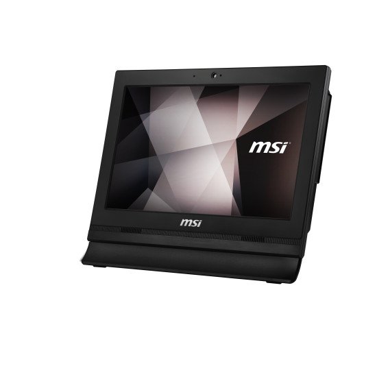 MSI Pro 16T 10M-243DE Intel® Celeron® 5205U 39,6 cm (15.6") 1366 x 768 pixels Écran tactile PC All-in-One 4 Go DDR4-SDRAM 128 Go SSD Windows 11 Pro Wi-Fi 5 (802.11ac) Noir