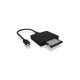 ICY BOX IB-CR402-C31 lecteur de carte mémoire USB 3.1 (Gen 2) Type-C™ Noir