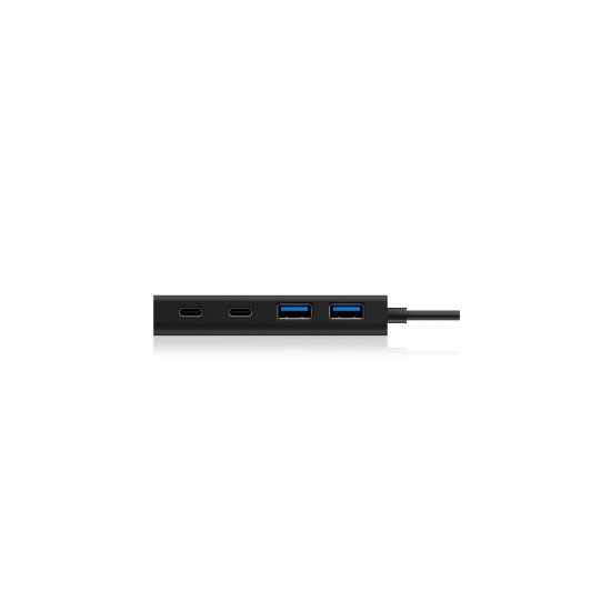 RaidSonic IB-HUB1426-U3 hub & concentrateur USB 3.2 Gen 1 (3.1 Gen 1) Type-A 5000 Mbit/s Noir