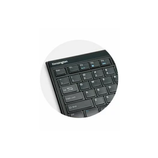 Clavier filaire ultra plat Advance Fit - azerty - USB - noir pas cher