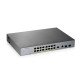 Zyxel GS1350-18HP-EU0101F commutateur réseau Géré L2 Gigabit Ethernet (10/100/1000) Gris Connexion Ethernet, supportant l'alimentation via ce port (PoE)