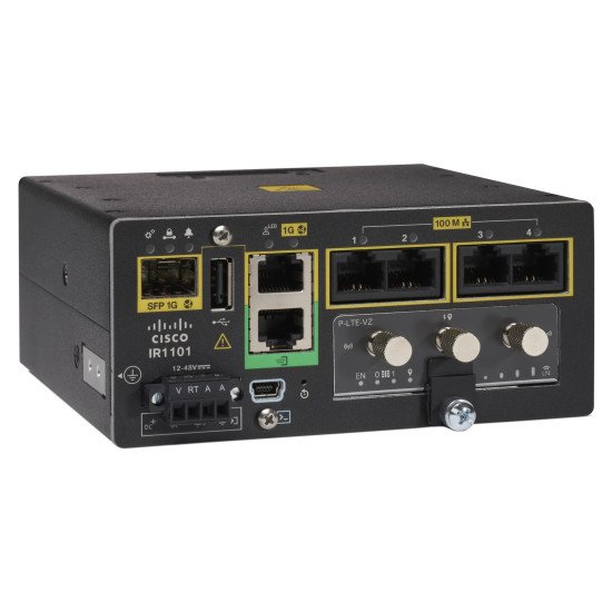 Cisco IR1101-A-K9 Routeur connecté Gigabit Ethernet Noir