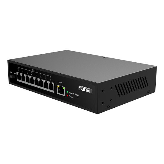 Fanvil PN8 commutateur réseau Non-géré Fast Ethernet (10/100) Noir