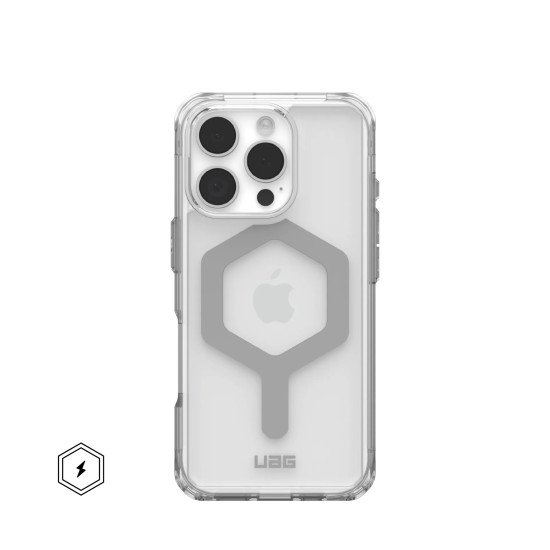 Urban Armor Gear Plyo coque de protection pour téléphones portables 16 cm (6.3") Housse Argent, Transparent