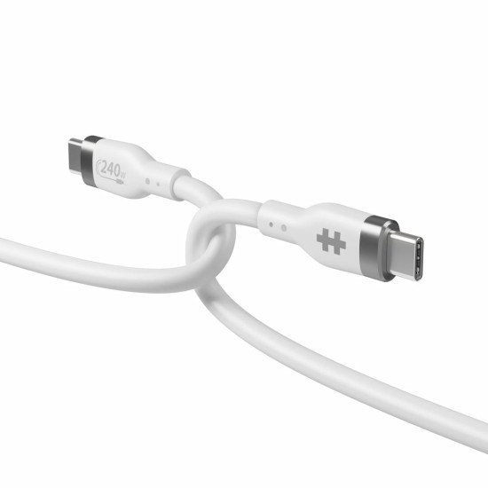 HYPER HJ4002WHGL câble USB USB 2.0 2 m USB C Blanc