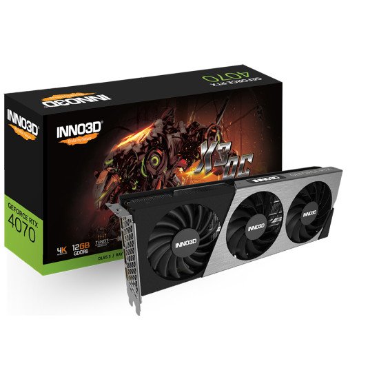 Inno3D GeForce RTX 4070 X3 OC NVIDIA 12 Go GDDR6