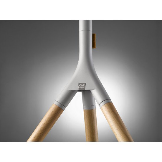 One For All Tripod WM 7472 165,1 cm (65") Chêne, Argent, Gris