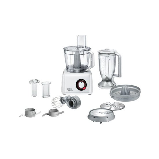 Bosch MultiTalent 8 robot de cuisine 1100 W 3,9 L Translucide, Blanc Balances intégrées