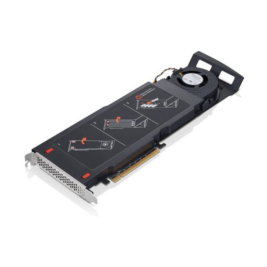 Lenovo ThinkStation Quad AIC M.2 SSD carte et adaptateur d'interfaces Interne PCIe