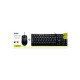 Port Designs 900900 clavier Souris incluse Bureau USB AZERTY Français Noir