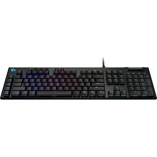 Logitech G G815 LIGHTSYNC RGB Mechanical Gaming Keyboard – GL Linear clavier USB Russe Charbon