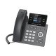 Grandstream Networks GRP2612W téléphone fixe Noir 2 lignes TFT Wifi