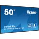 iiyama LH5060UHS-B1AG affichage de messages Carte A numérique 125,7 cm (49.5") LED Wifi 500 cd/m² 4K Ultra HD Noir Intégré dans le processeur Android 11 24/7