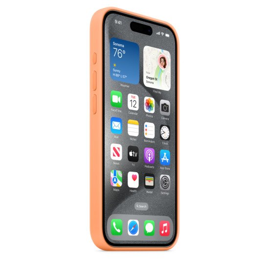 Apple MT1H3ZM/A coque de protection pour téléphones portables 15,5 cm (6.1") Housse Orange