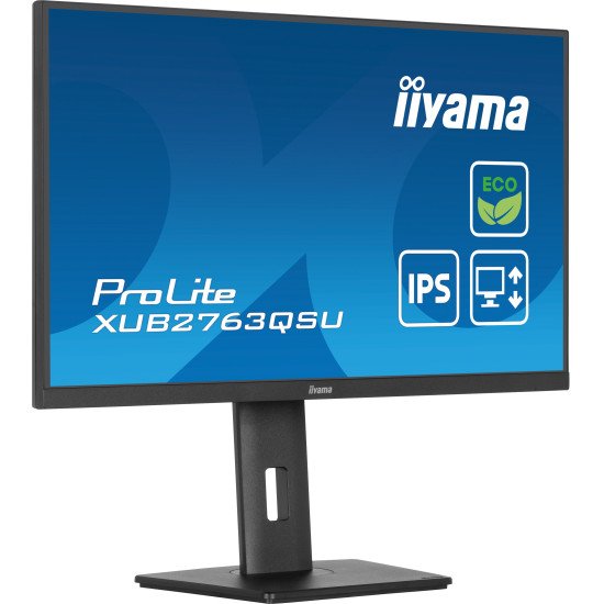 iiyama ProLite XUB2763QSU-B1 écran PC 68,6 cm (27") 2560 x 1440 pixels Full HD LED Noir