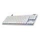 Logitech G PRO X TKL RAPID clavier Jouer USB AZERTY Français Blanc