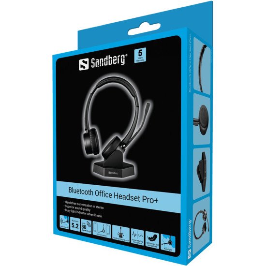 Sandberg Bluetooth Office Headset Pro+