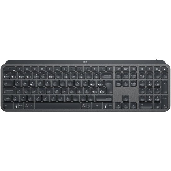 Logitech MX Keys clavier RF sans fil + Bluetooth QWERTY Espagnole Noir