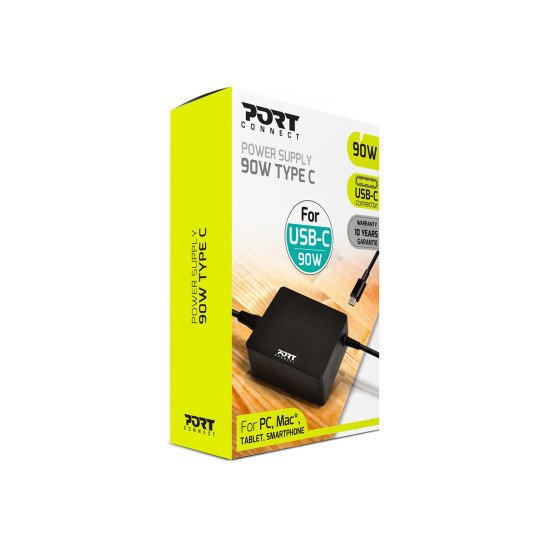 Port Designs 900098-EU adaptateur de puissance & onduleur Intérieure 90 W Noir