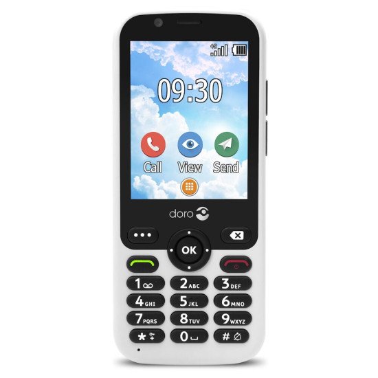 Doro 7010 7,11 cm (2.8") 112 g Blanc Téléphone numérique