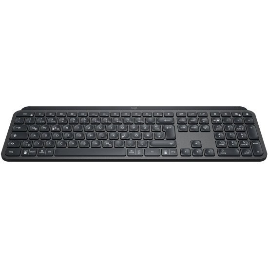 Logitech MX Keys clavier RF sans fil + Bluetooth QWERTZ Allemand Noir