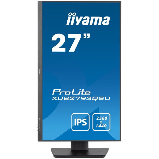 iiyama XUB2793QSU-B7 écran PC 68,6 cm (27") 2560 x 1140 pixels Wide Quad HD LED Noir