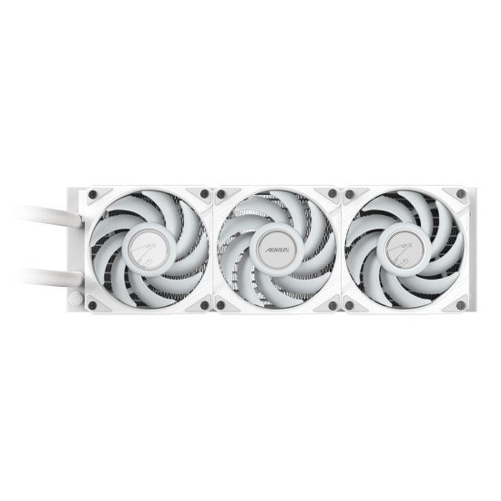 GIGABYTE AORUS WATERFORCE II 360 ICE Refroidisseur liquide pour processeur AIO - 3x ventilateurs ARGB de 120 mm, mécanisme d'emboîtement coulissant, DAISY-CHAIN, compatible avec Intel LGA 1851 et AMD AM5