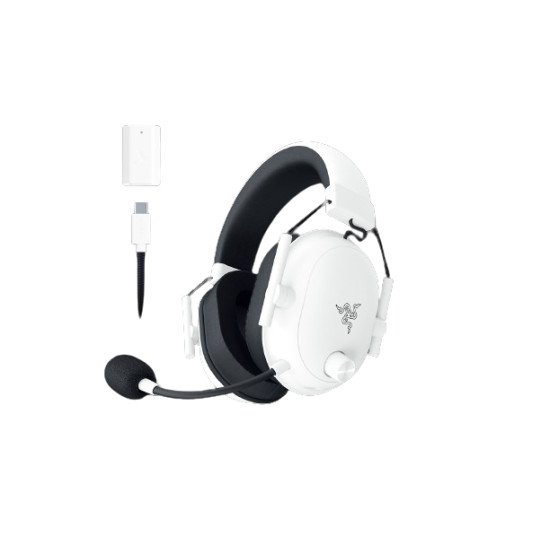 Razer BlackShark V2 HyperSpeed Casque Avec fil &sans fil Arceau Jouer USB Type-A Bluetooth Blanc