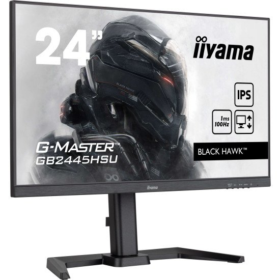 iiyama G-MASTER GB2445HSU-B2 LED display 60,5 cm (23.8") 1920 x 1080 pixels Full HD Noir