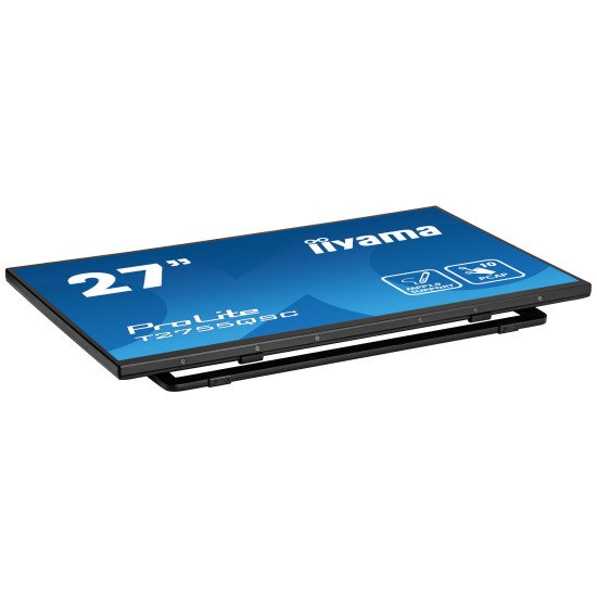 iiyama ProLite T2755QSC-B1 écran PC 68,6 cm (27") 2560 x 1440 pixels Full HD LCD Écran tactile Noir