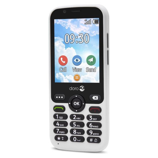 Doro 7010 7,11 cm (2.8") 112 g Blanc Téléphone numérique