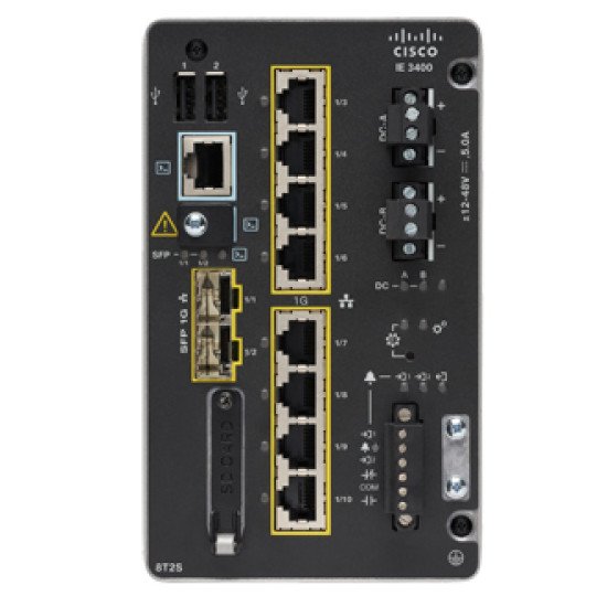 Cisco Catalyst IE3400 Géré L2 Gigabit Ethernet (10/100/1000) Noir