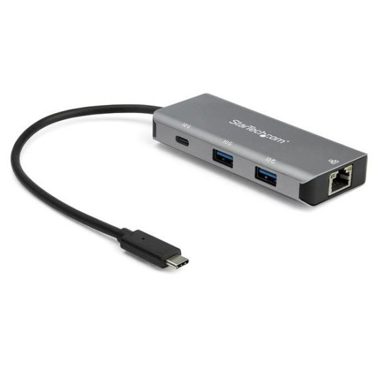 StarTech.com HB31C2A1CGB hub & concentrateur USB 3.1 (3.1 Gen 2) Type-C 10000 Mbit/s Noir, Gris