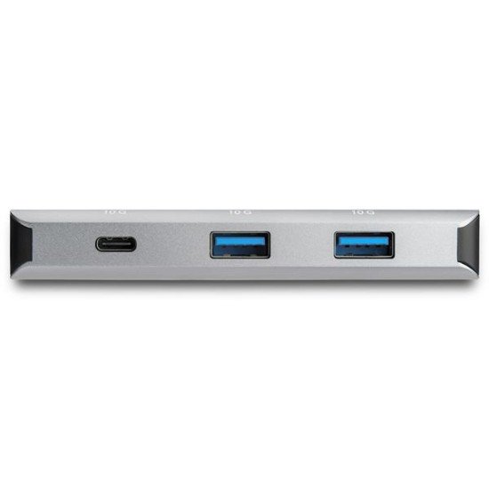 StarTech.com HB31C3A1CB hub & concentrateur USB 3.1 (3.1 Gen 2) Type-C 10000 Mbit/s Noir, Gris