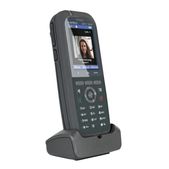 AGFEO DECT 78 IP téléphone fixe Gris TFT