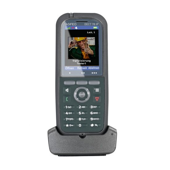 AGFEO DECT 78 IP téléphone fixe Gris TFT