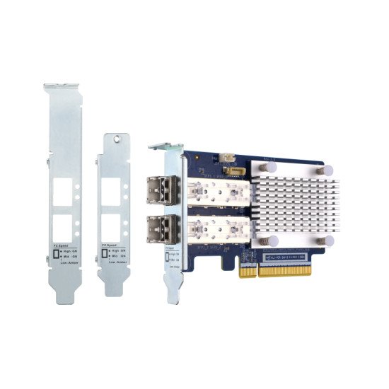 QNAP QXP-16G2FC carte réseau Interne Fibre 14025 Mbit/s