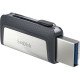 Sandisk Ultra Dual Drive lecteur USB flash 128 Go USB Type-A / USB Type-C 3.2 Gen 1 (3.1 Gen 1) Noir, Argent