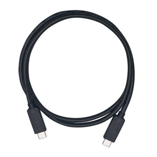 QNAP USB3.1 GEN2 10G 1.0M TYPE-C TO TYPE-C CABLE câble USB 1 m USB 3.2 Gen 2 (3.1 Gen 2) USB C Noir