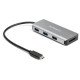 StarTech.com HB31C3ASDMB hub & concentrateur USB 3.1 (3.1 Gen 2) Type-C 10000 Mbit/s Noir, Gris