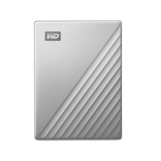 Western Digital My Passport Ultra for Mac disque dur externe 5 To USB Type-C 3.2 Gen 1 (3.1 Gen 1) Argent