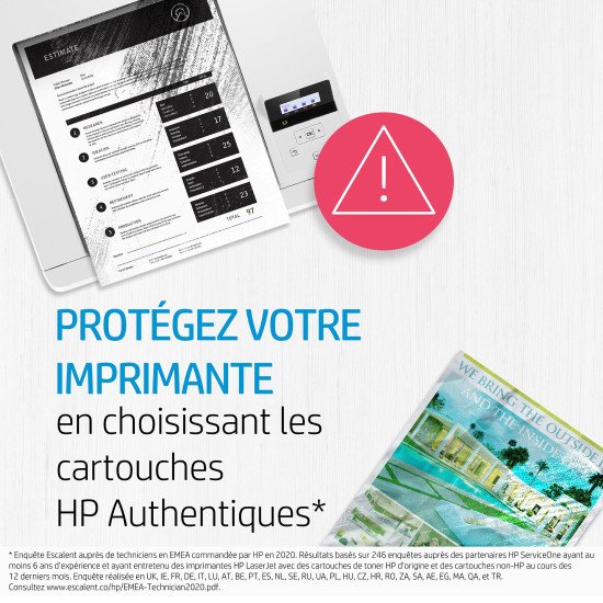 HP Cartouche de toner noir LaserJet 335X authentique grande capacité