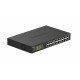 Netgear GS324P Non-géré Gigabit Ethernet (10/100/1000) Noir 1U Connexion Ethernet, supportant l'alimentation via ce port (PoE)