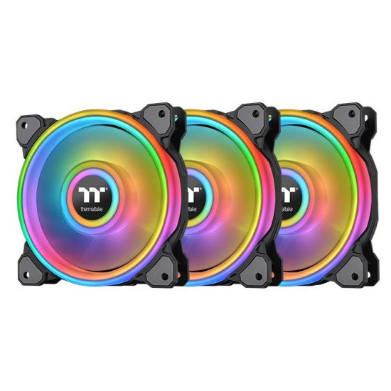 Thermaltake Riing Quad 12 RGB Boitier PC Ventilateur 12 cm Noir