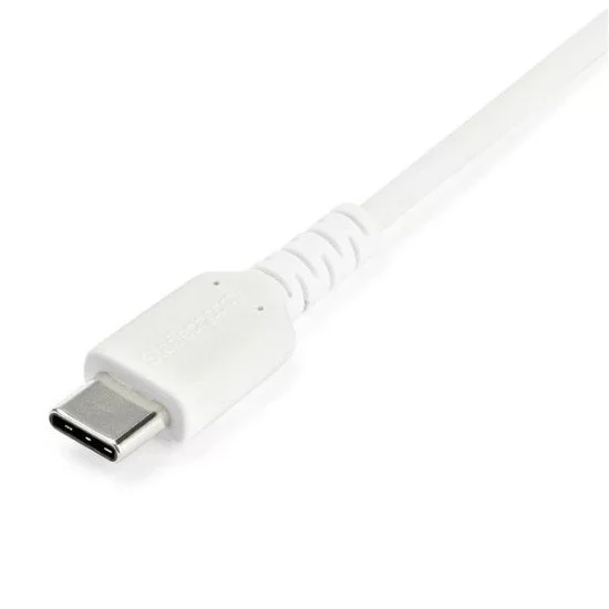 Câble de Chargement USB-C 1m - Cordon de Chargement USB 2.0 Type C vers  USB-C pour PC Portable - Gaine TPE Fibre Aramide M/M 60W Blanc - Samsung  S10