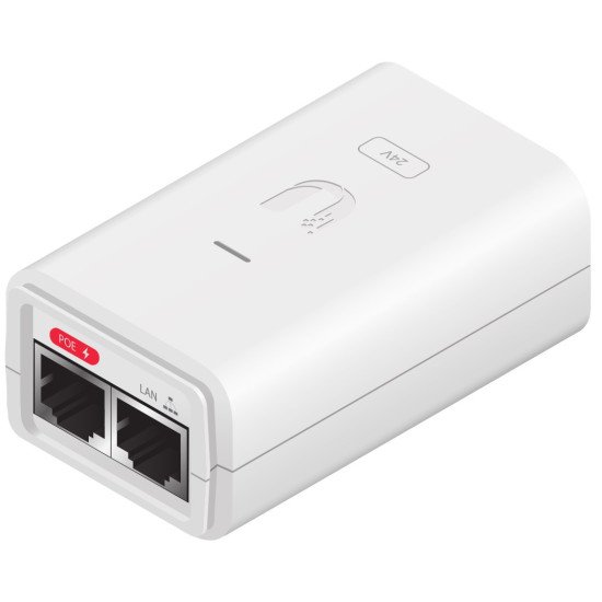 Ubiquiti POE-24-7W-G-WH adaptateur et injecteur PoE Gigabit Ethernet 24 V