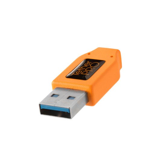 Tether Tools CU3017 câble USB 5 m USB 3.2 Gen 1 (3.1 Gen 1) USB A Orange